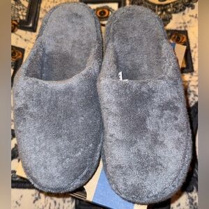 Parachute Gray Classic Turkish Cotton Slip-On Women's Slippers Size M